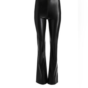 NWOT Tina vegan leather split hem pants